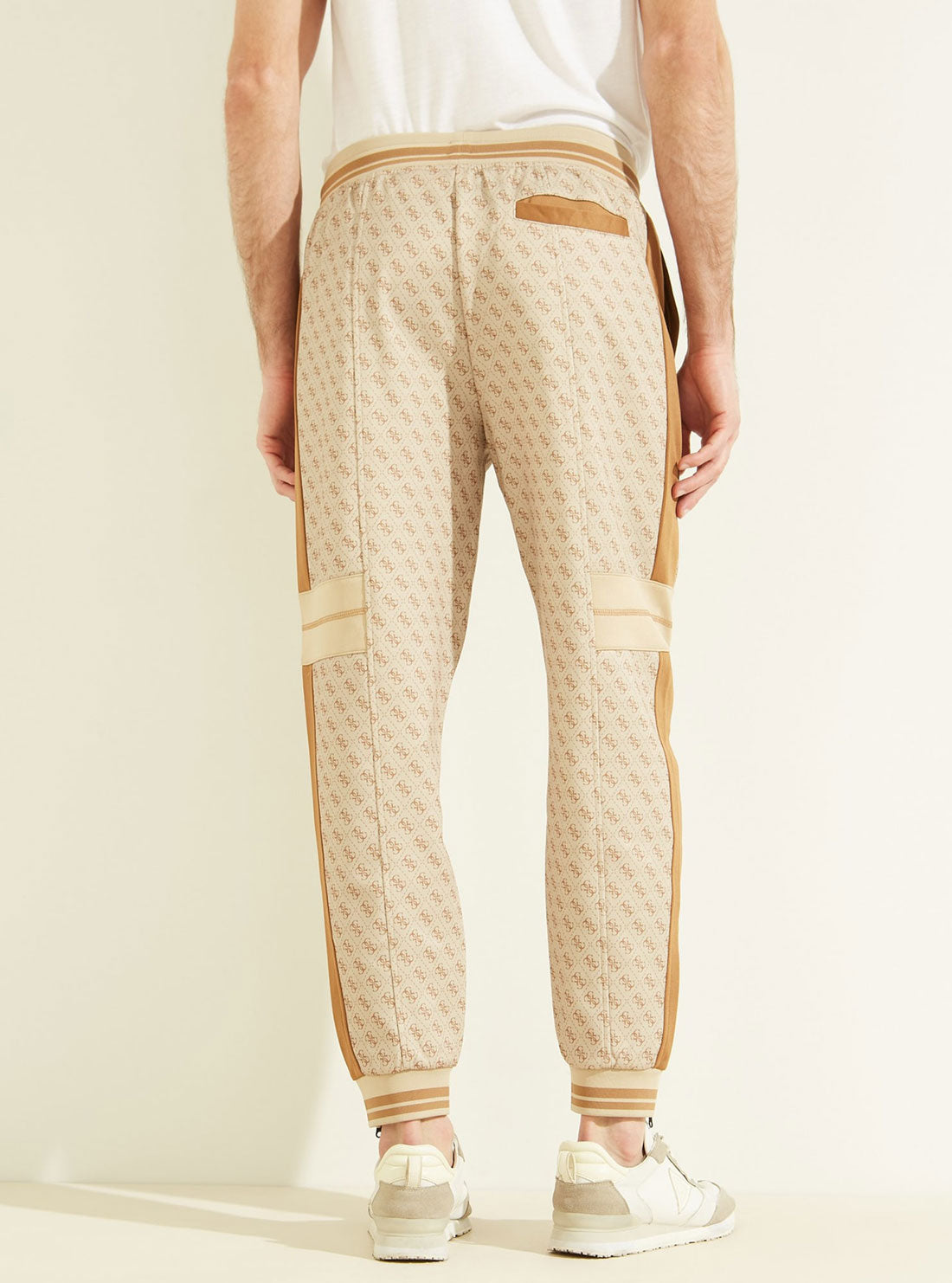 Guess, Marshall Jogging Pants, Beige Blanco