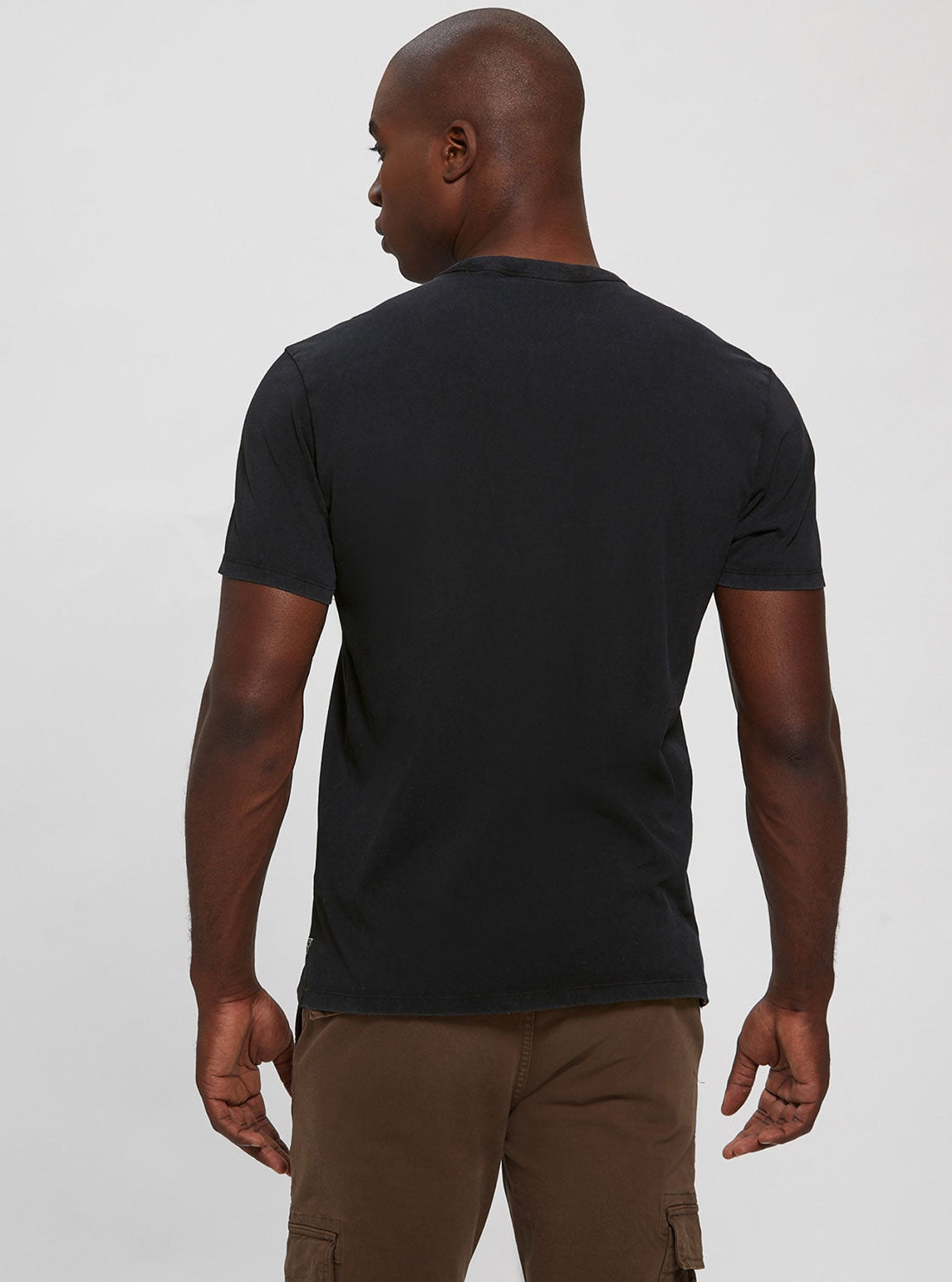 GUESS Men's Black Allure Graphic T-Shirt M2BI82KA260 Back View