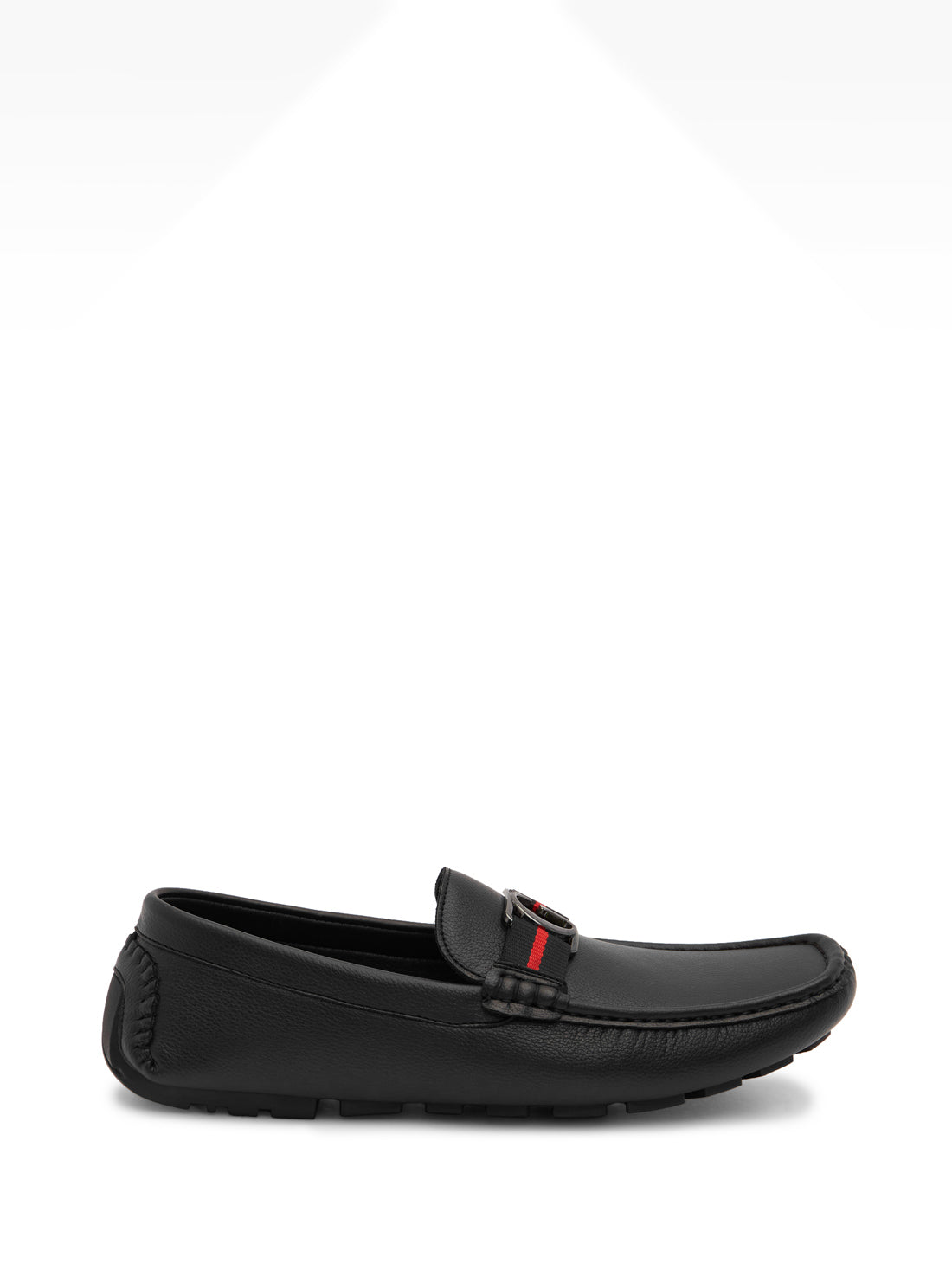 GUESS Men's Black Askers Loafers ASKERS Side View