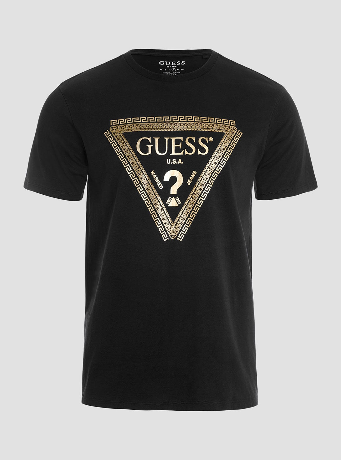 Guess logo t shirt fashion mens