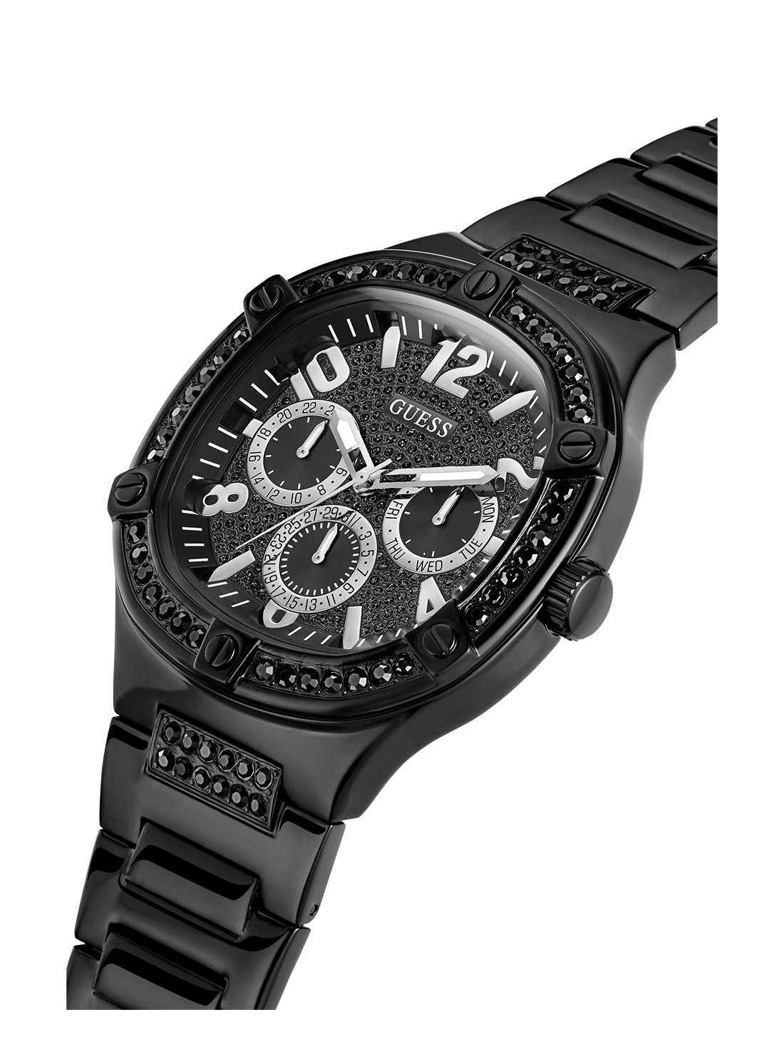 All black guess watch Clearance