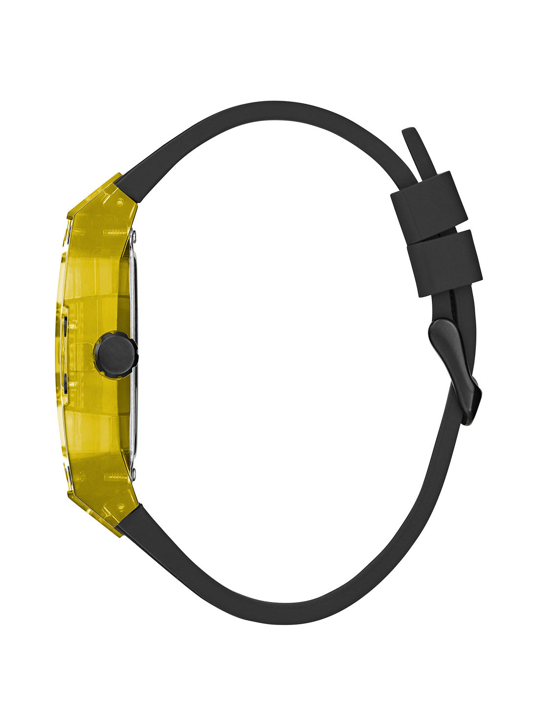 Black Yellow Phoenix Silicone Watch