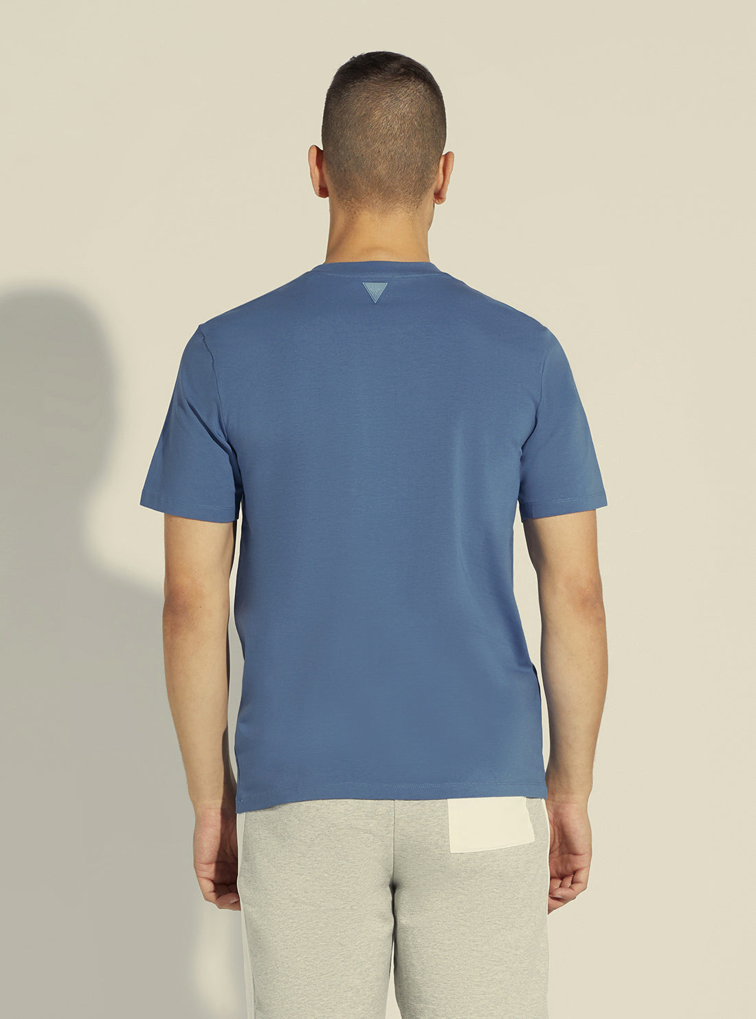 GUESS Men's Eco Blue Alphy Active Logo T-Shirt Z2YI11J1311 Back View