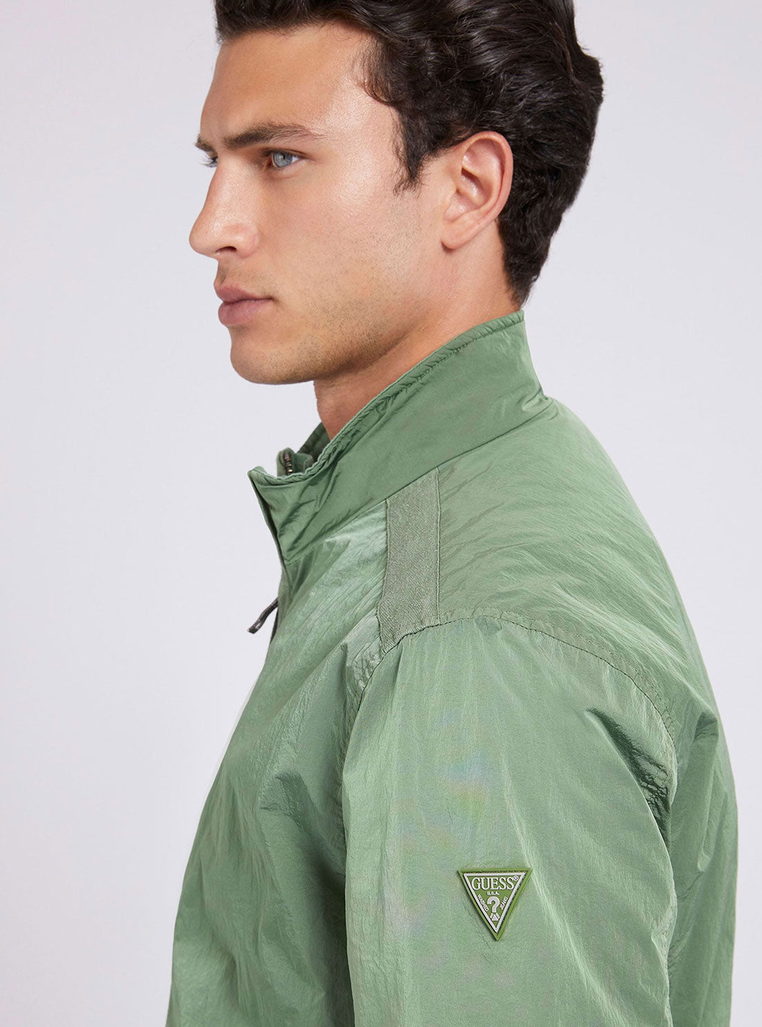 Green guess sale jacket