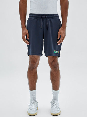 GUESS Men's Guess Originals Blue Sonic Mesh Shorts M2YQ25K9HZ0 Front View