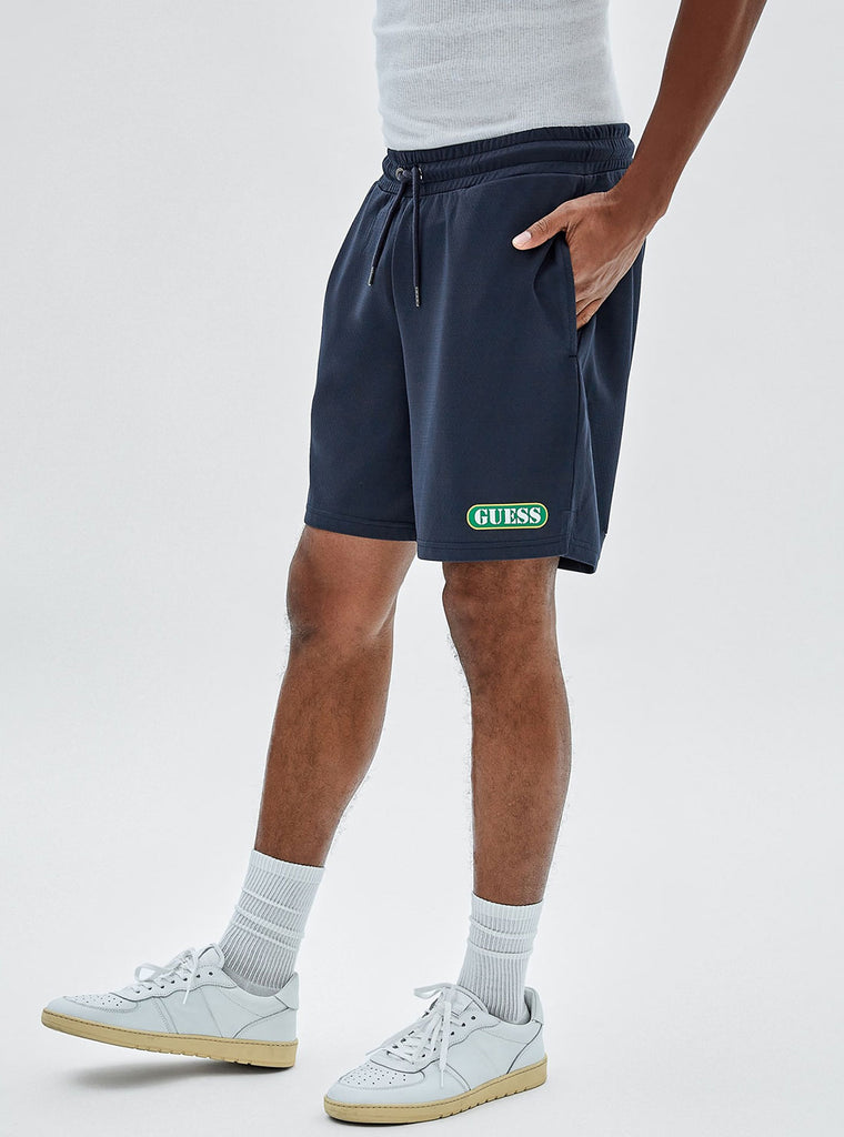 Guess Originals Blue Sonic Mesh Shorts | GUESS
