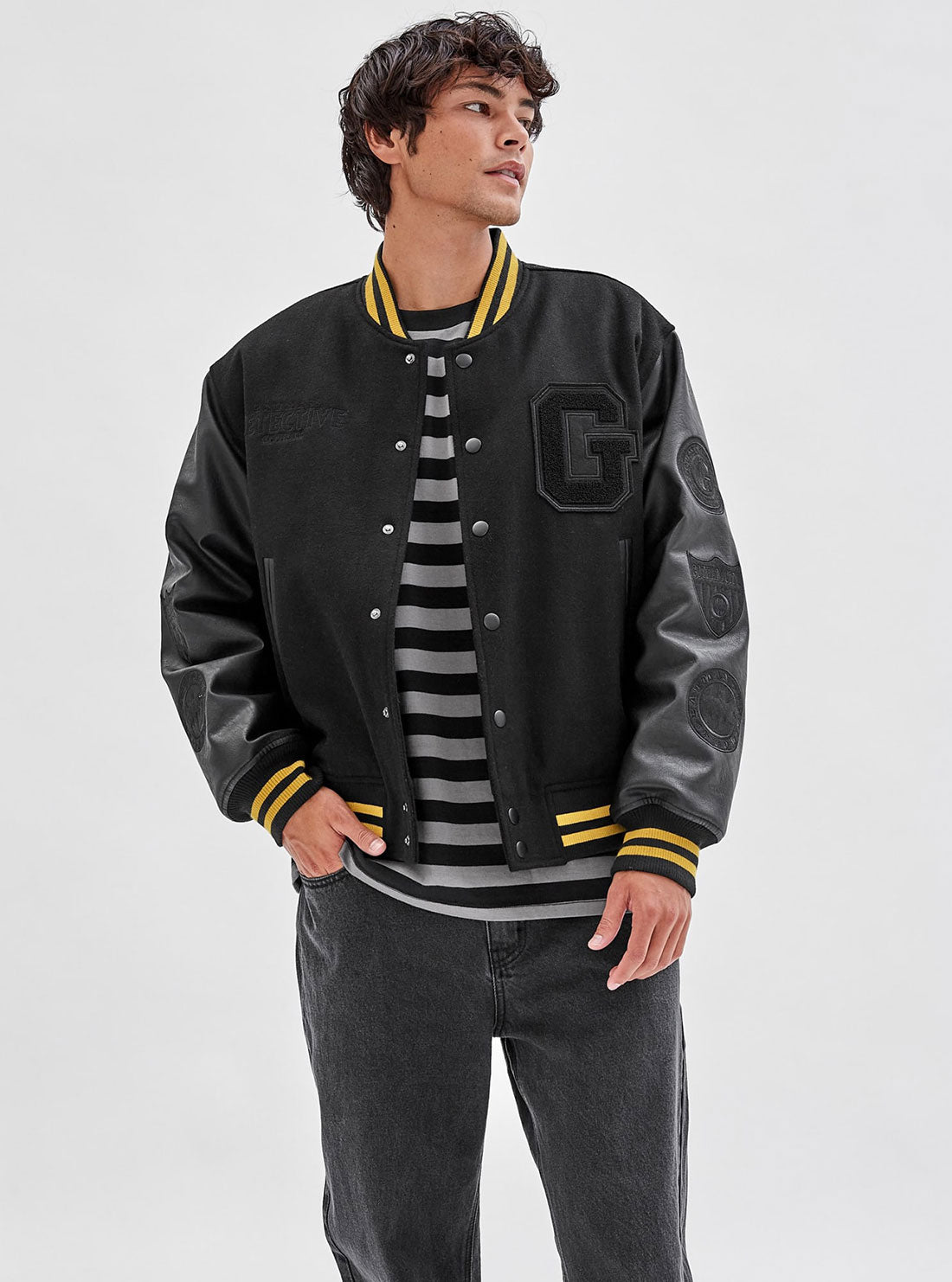 Bomber Jacket Guess Sport Jacket Guess Lurricane Color Classic