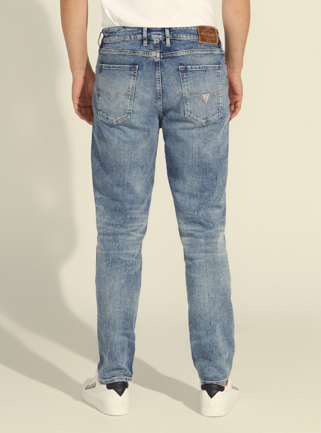 Mid-Rise Straight Leg Drake Denim Jeans In Atomics Wash