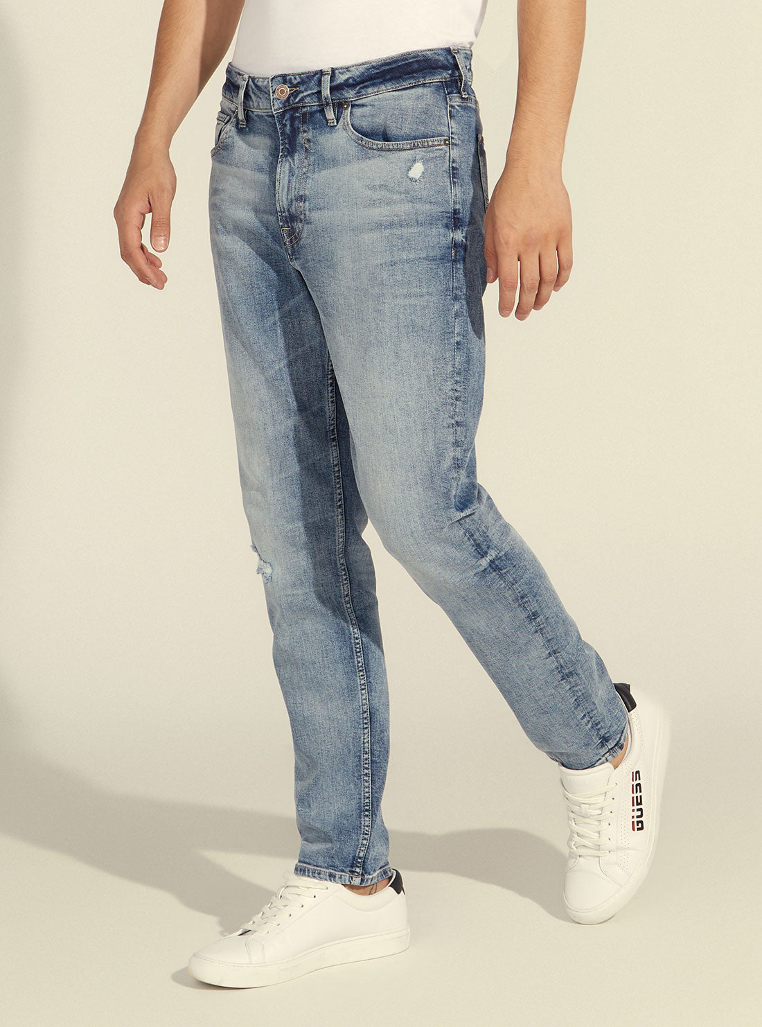 Mid-Rise Straight Leg Drake Denim Jeans In Atomics Wash