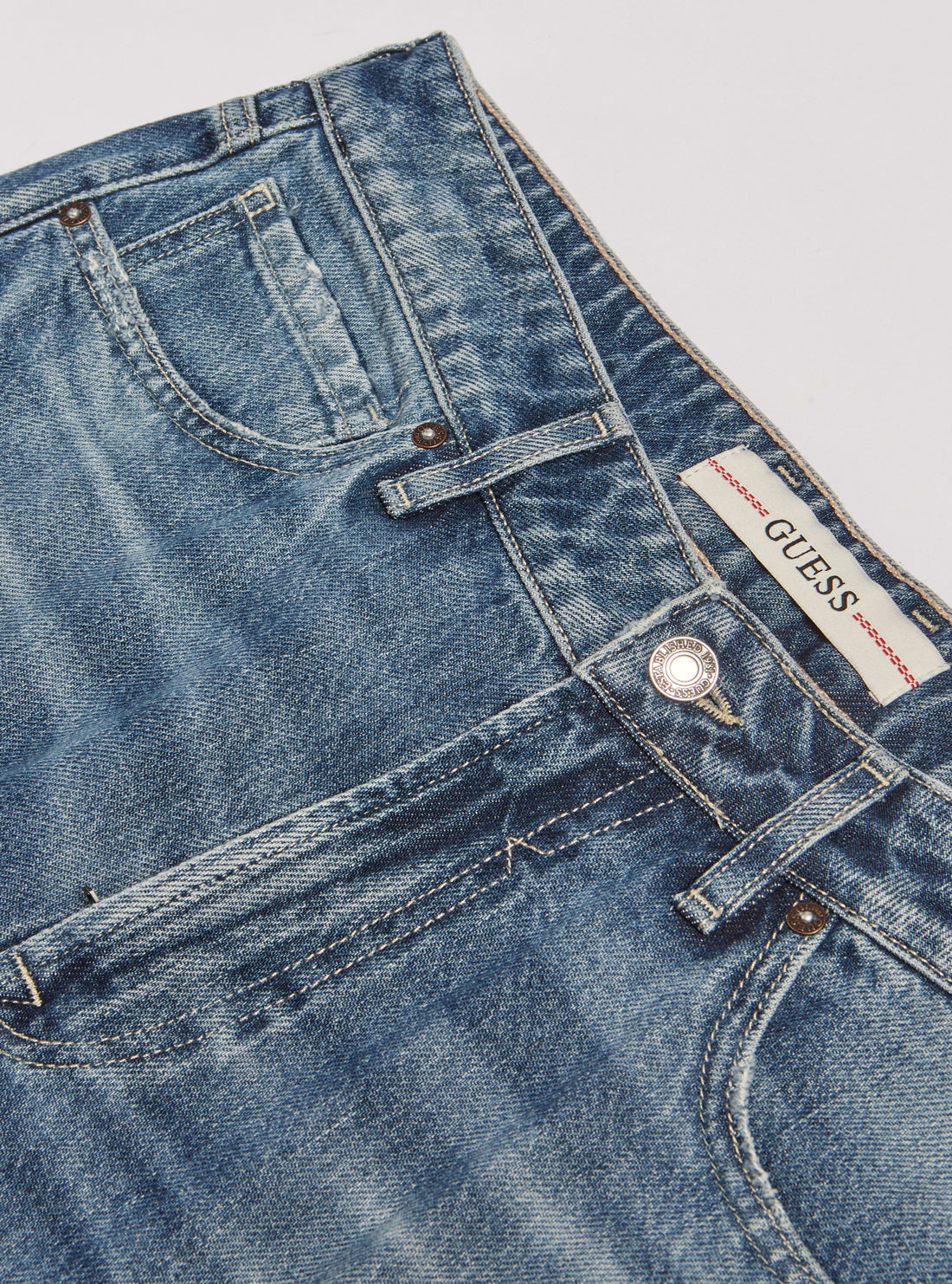 Eco Mid-Rise Regular Straight Drake Denim Jeans In Illinois Wash
