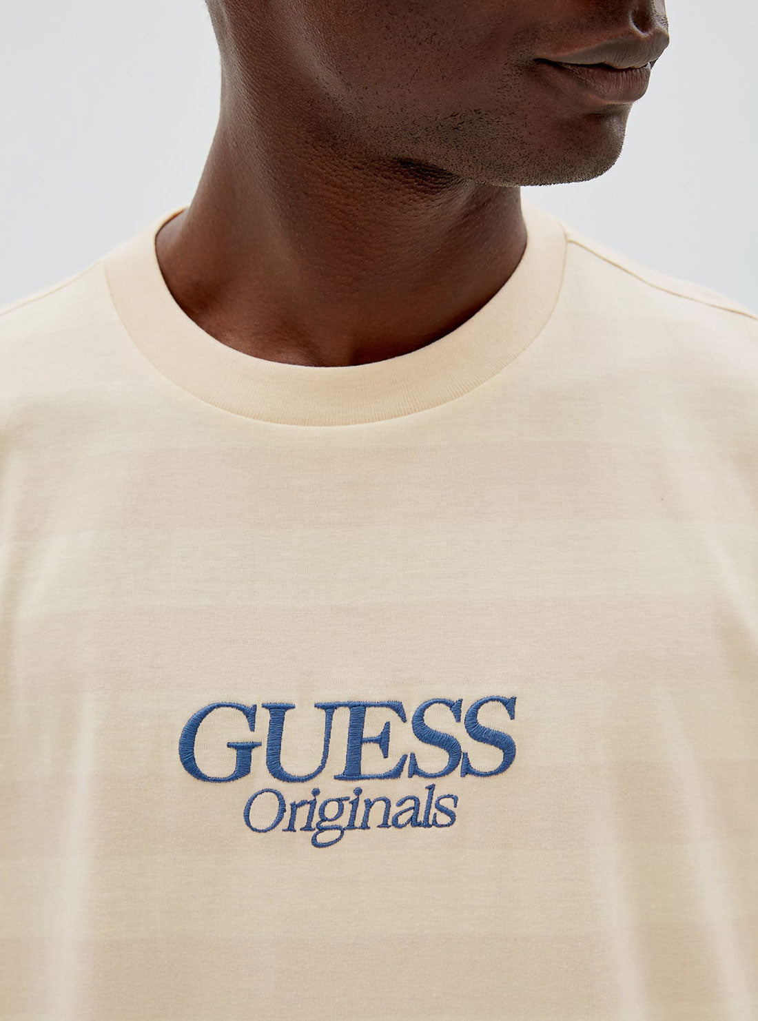 Guess originals hotsell striped tee yellow