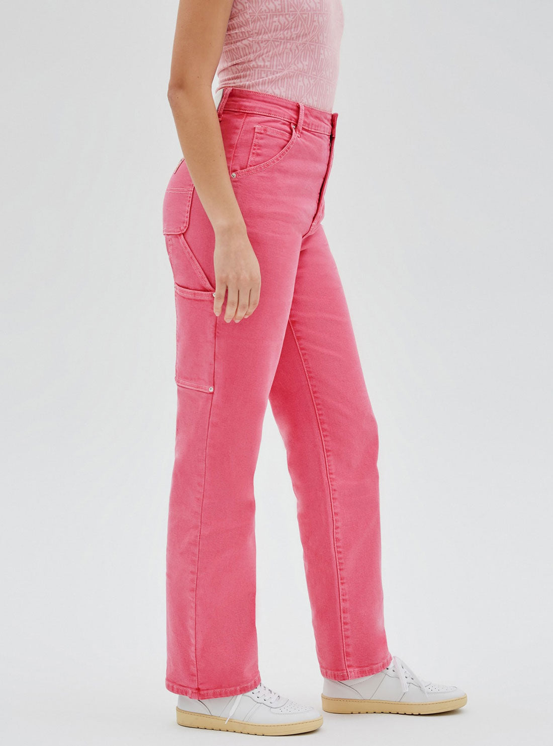 Guess Originals Pink Rodeo Carpenter Pants GUESS