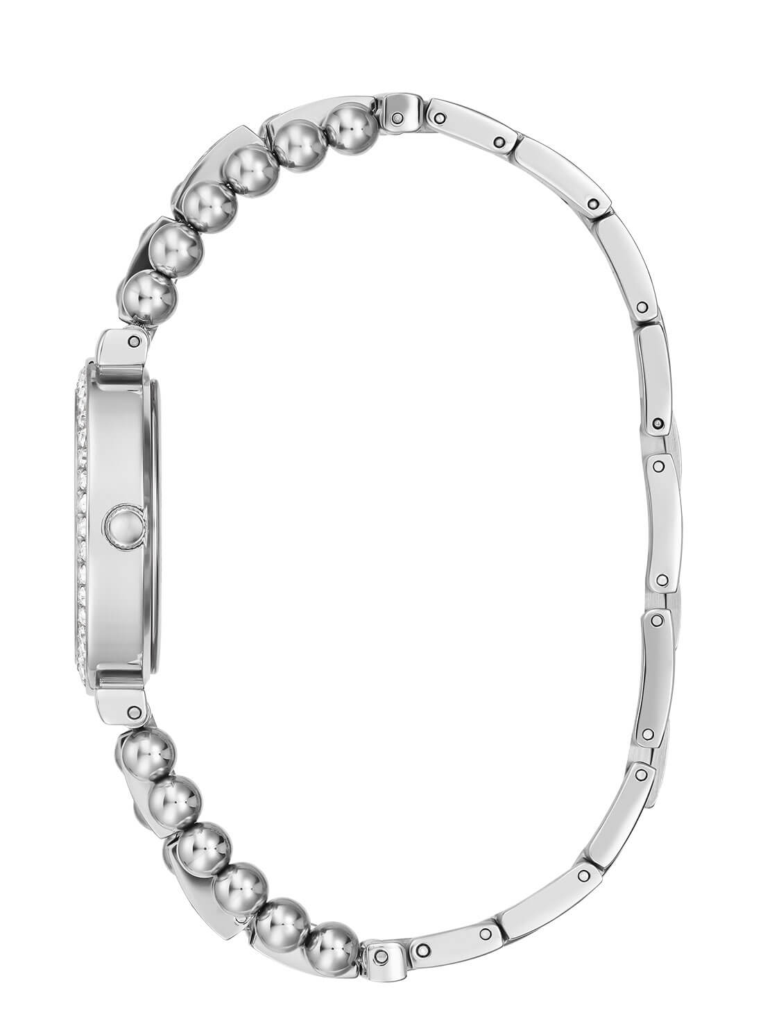 Silver Beaded Glitz Gala Watch