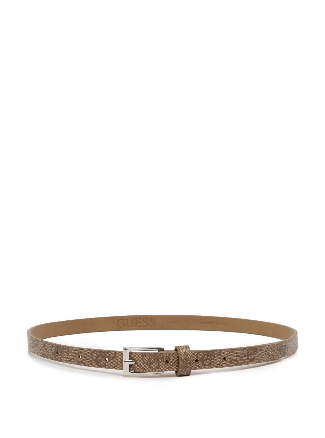GUESS Women's 15mm Mocha Logo Two For One Belt Set 942014 Full View 2