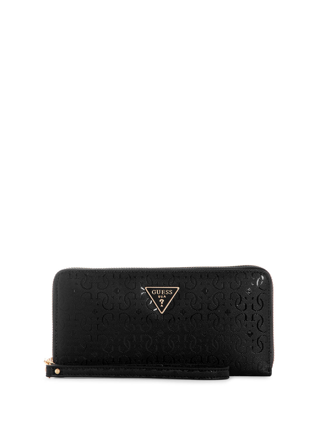 GUESS Women's Black Alexie Large Wallet GG841646 Front View