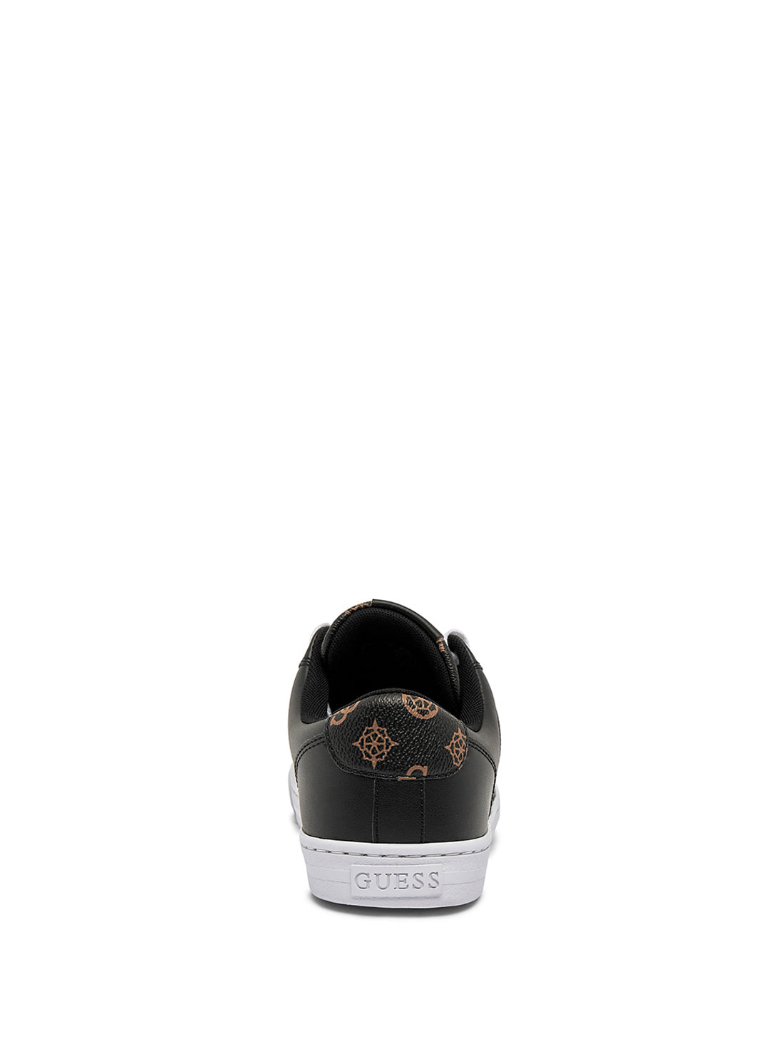 GUESS Women's Black Arania Low Top Sneakers ARANIA Back View