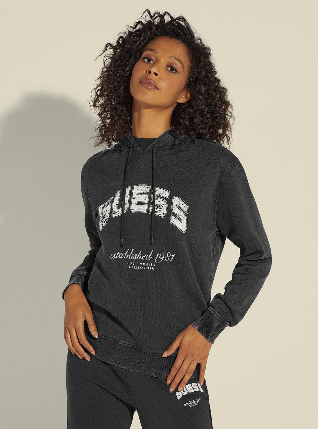 Black guess jumper women's Clearance