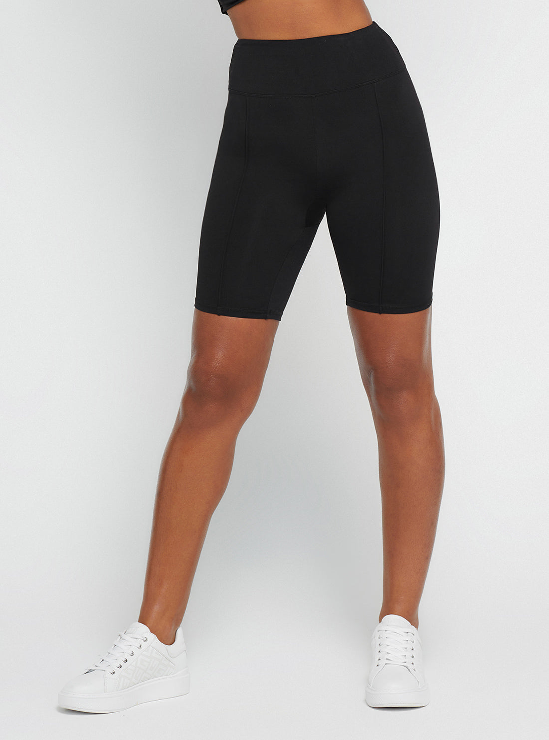 Black Coline Active Bike Shorts - GUESS