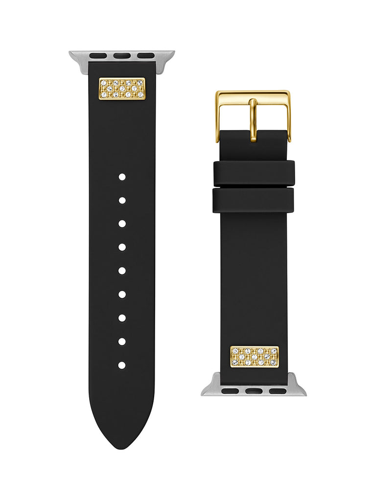 Guess Glitter Leather on Silicone Strap for Apple 38-40 mm Watch