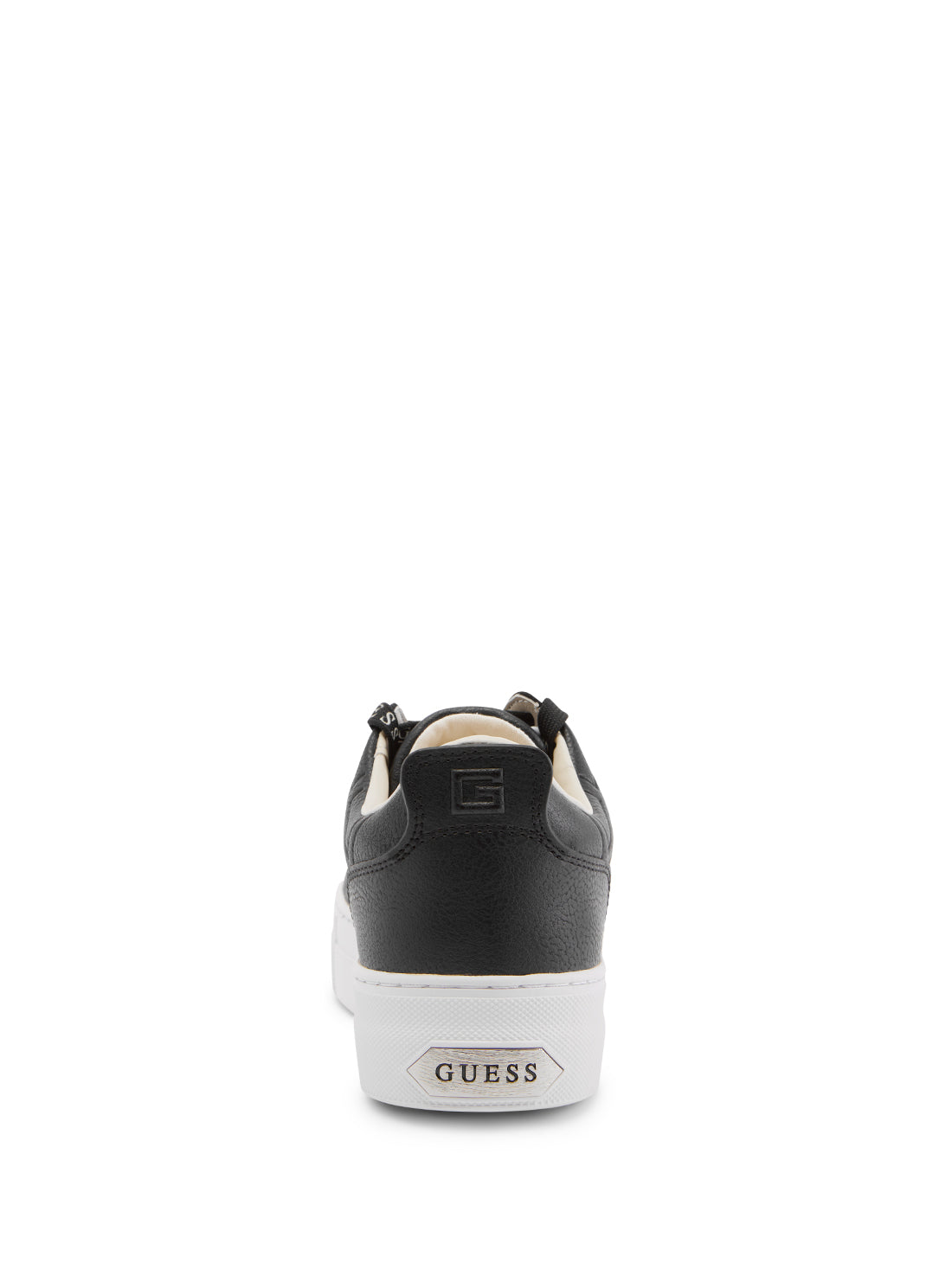 GUESS Women's Black Giaa Low Top Sneakers GIAA2 Back View