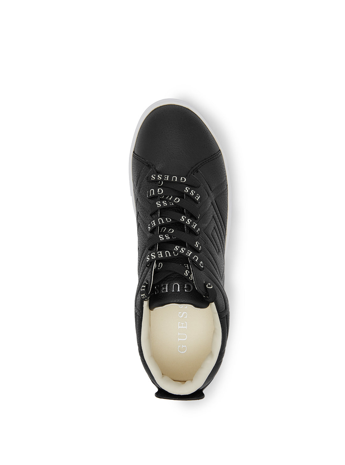 GUESS Women's Black Giaa Low Top Sneakers GIAA2 Top View