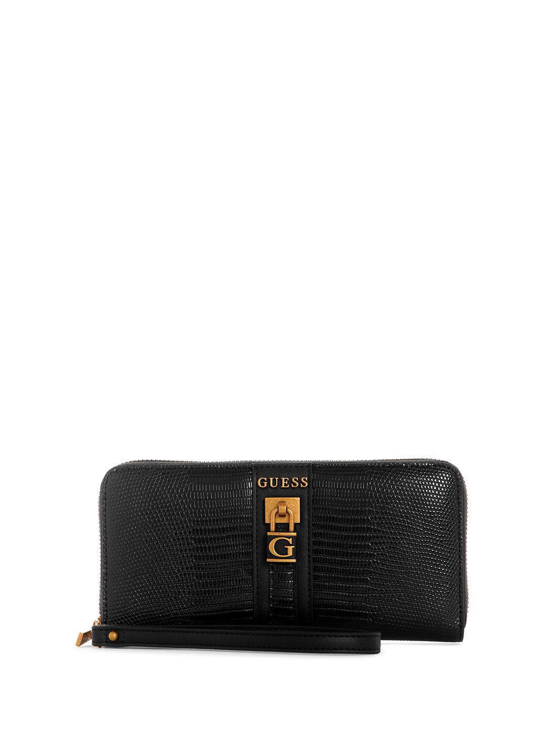 GUESS Women's Black Ginvera Large Wallet KB873446 Front View