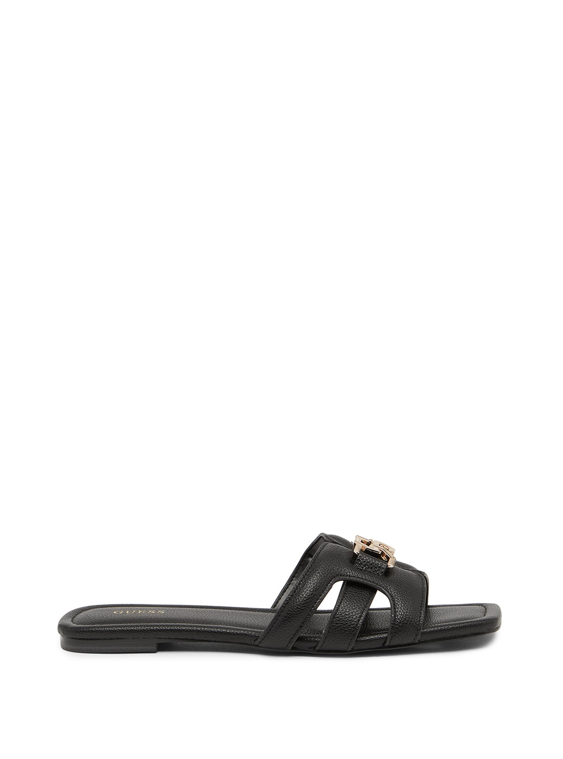 GUESS Women's Black Jelila Sandals JELILA Side View