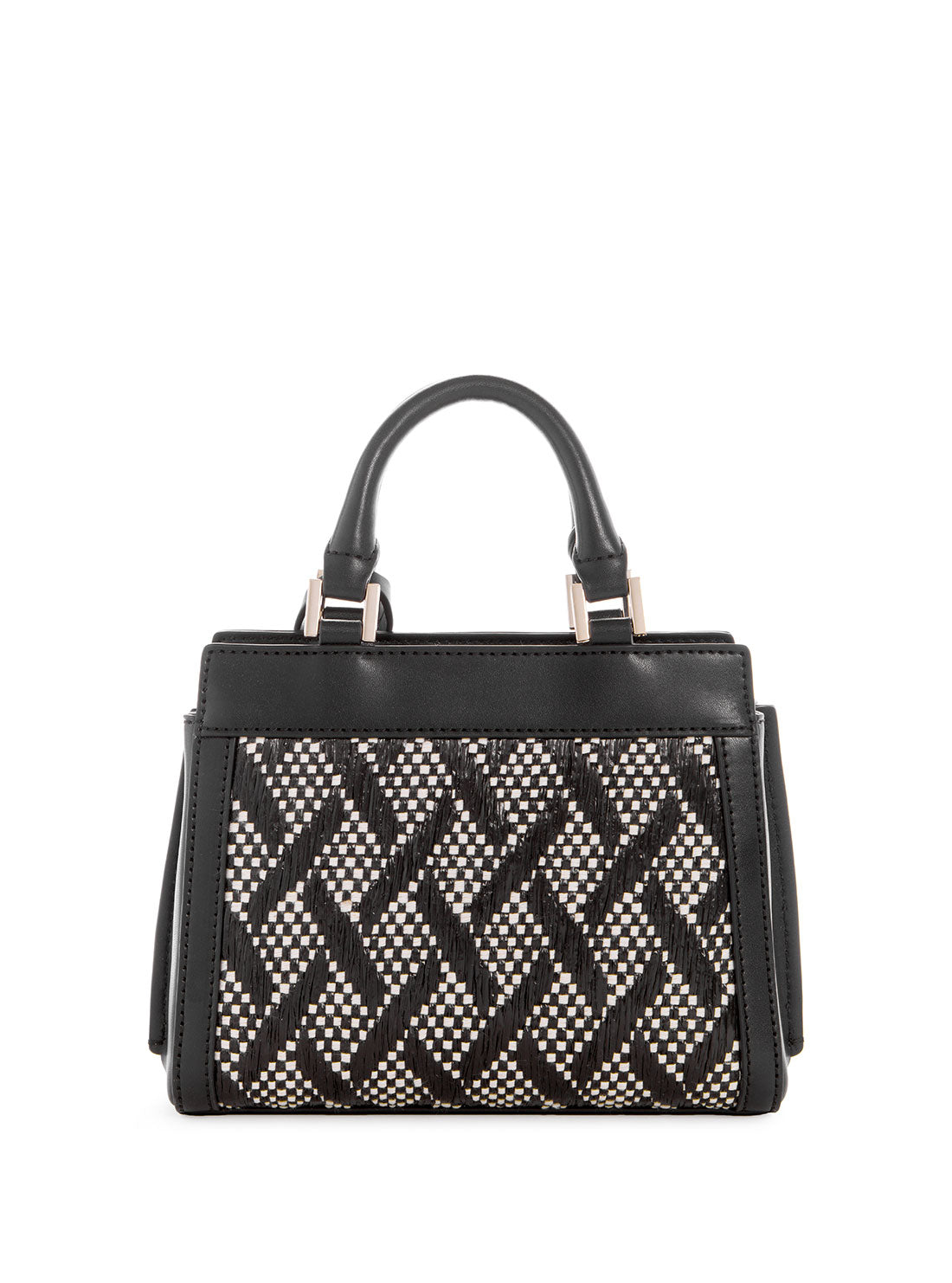 GUESS Women's Black Katey Mini Satchel Bag WR787073 Back View