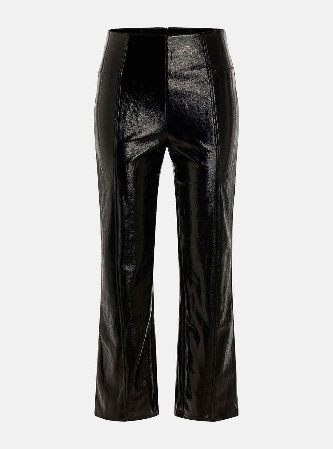 GUESS Women's Black Monica Faux Leather Pants W3RB23KBJL0 Ghost View
