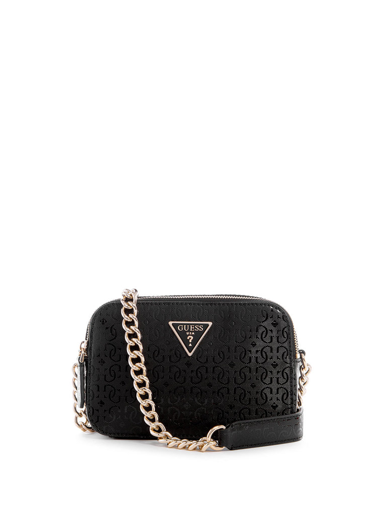 Black Noelle Logo Crossbody Camera Bag - GUESS