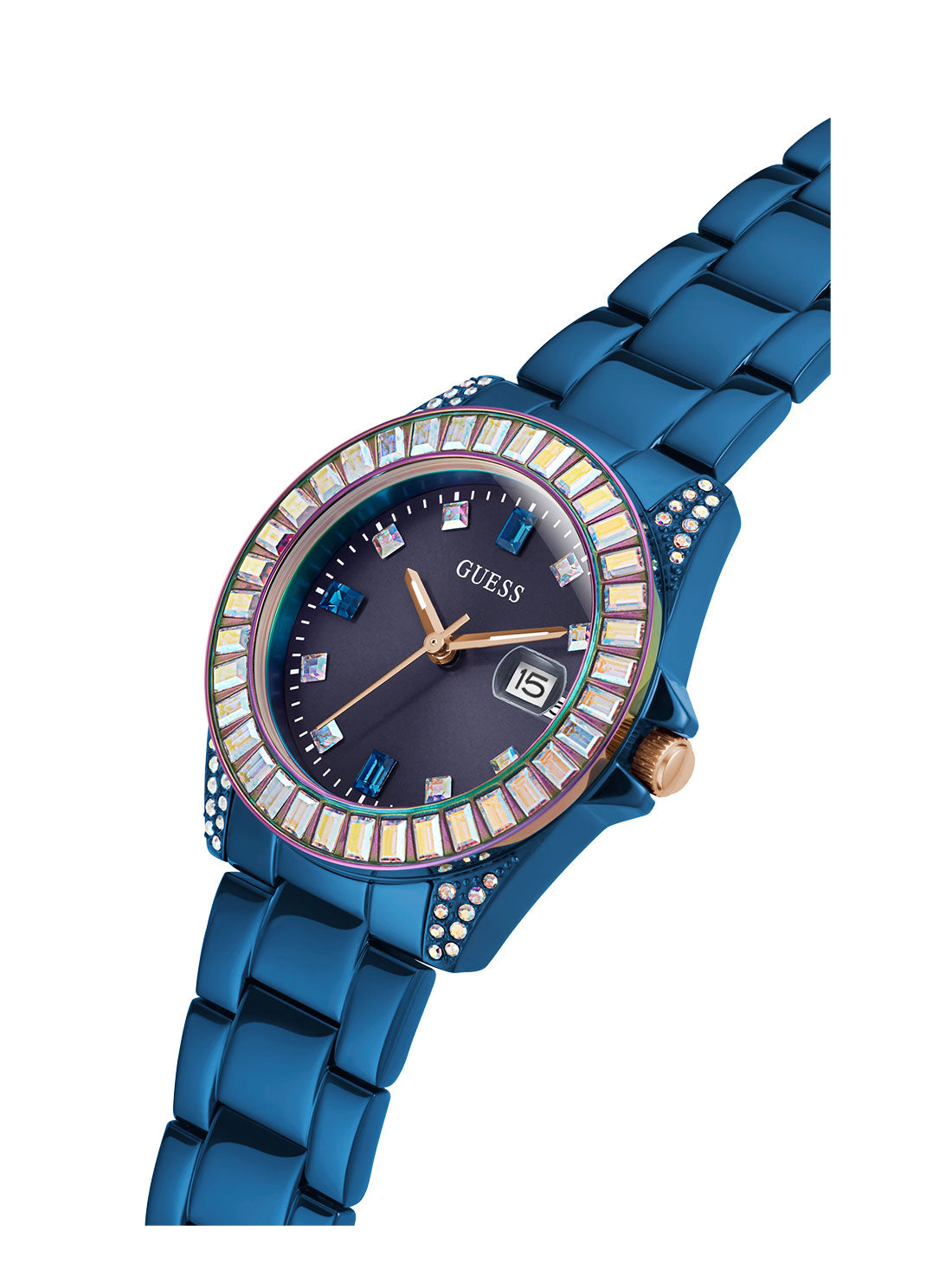 Blue Crystal Opaline Watch