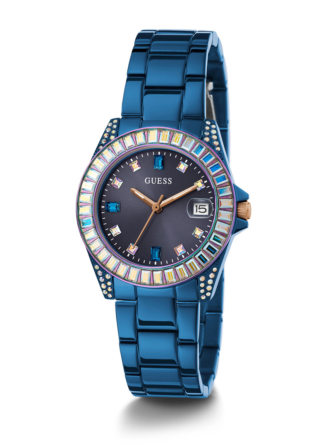 Blue Crystal Opaline Watch
