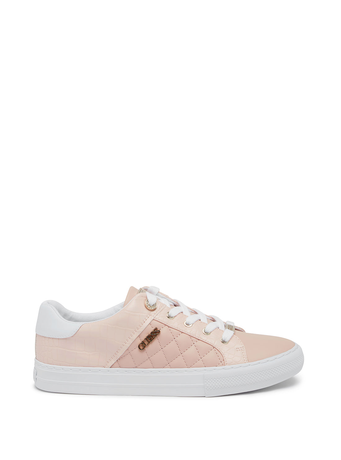 GUESS Women's Blush Larsa Low Top Sneakers LARSA Side View