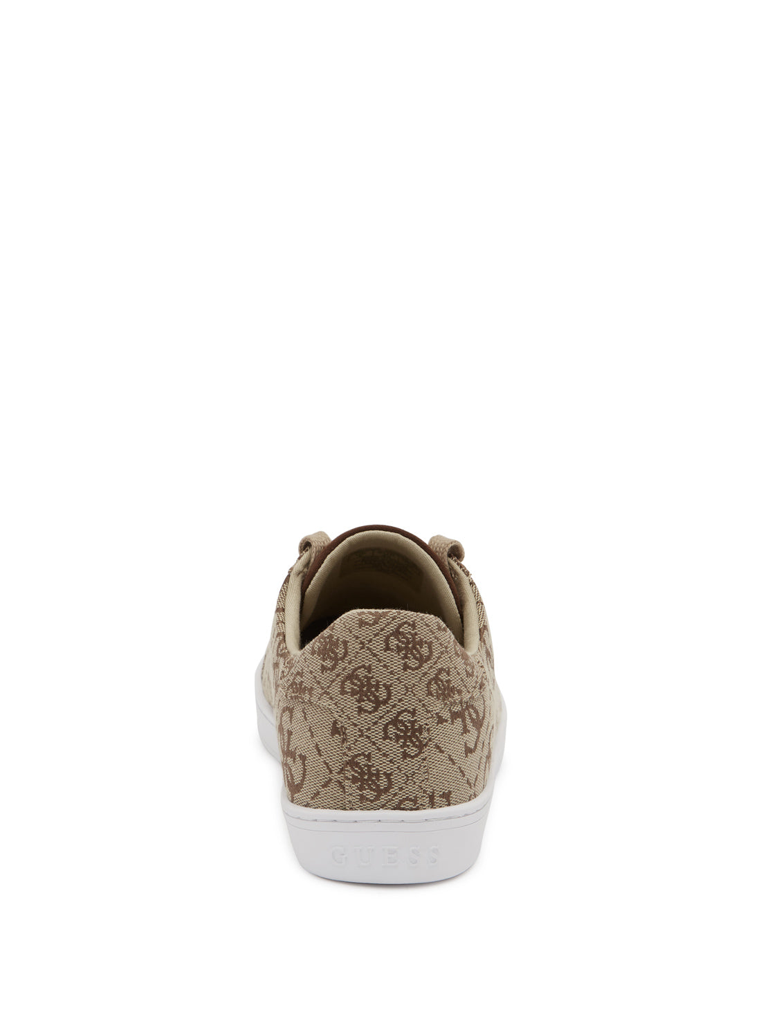 GUESS Women's Brown Logo Rosalia Low Top Sneakers ROSALIA Back View