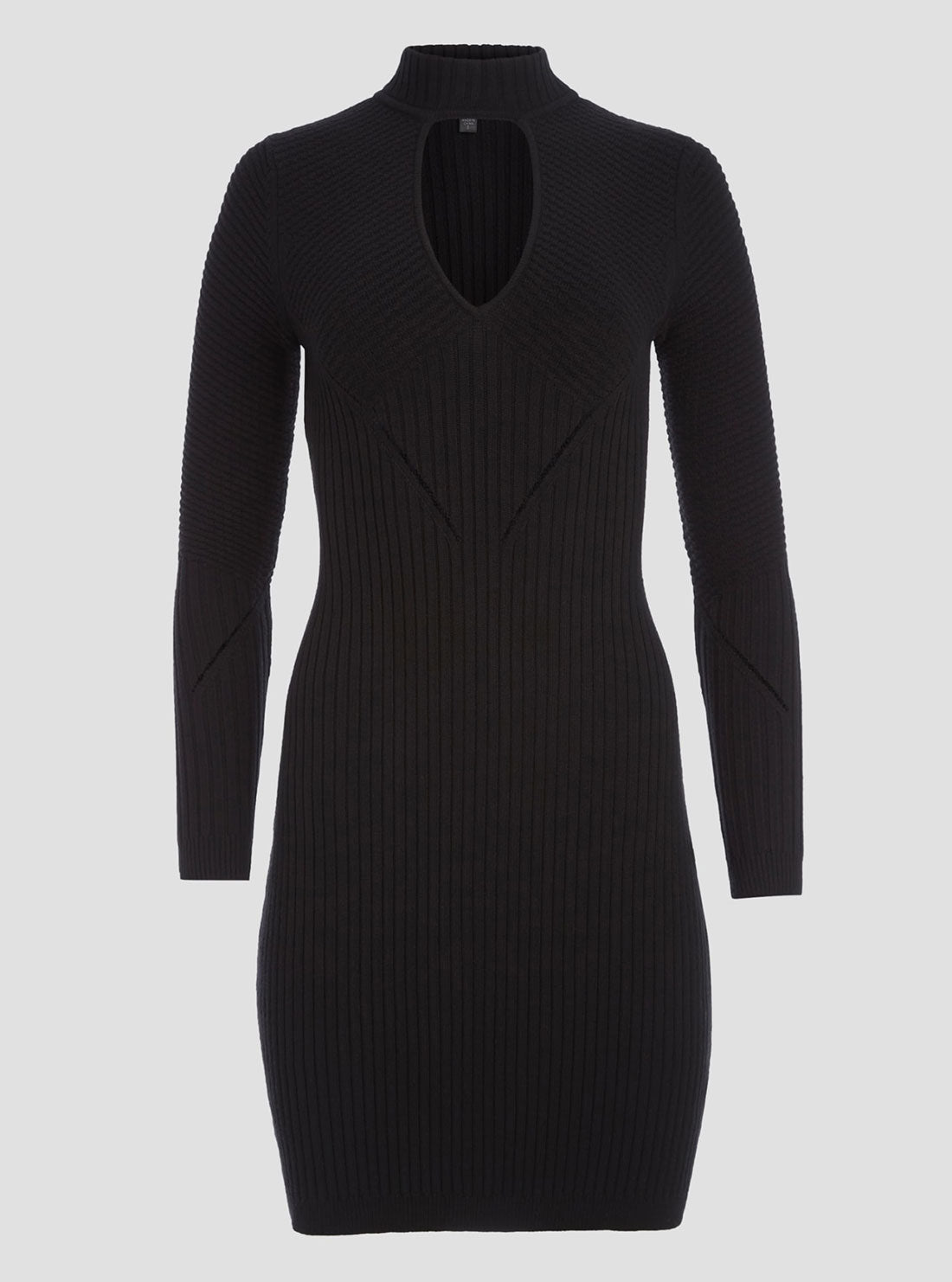 Eco Black Tatia Knit Mini Dress | GUESS