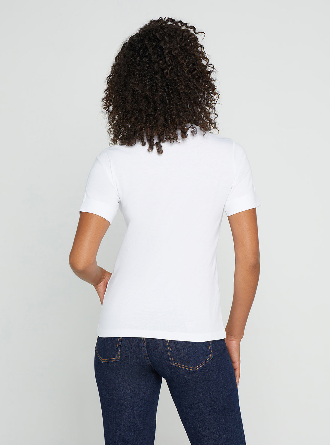 GUESS Women's Eco White Gisela T-Shirt W2BI08I3Z14 Back View