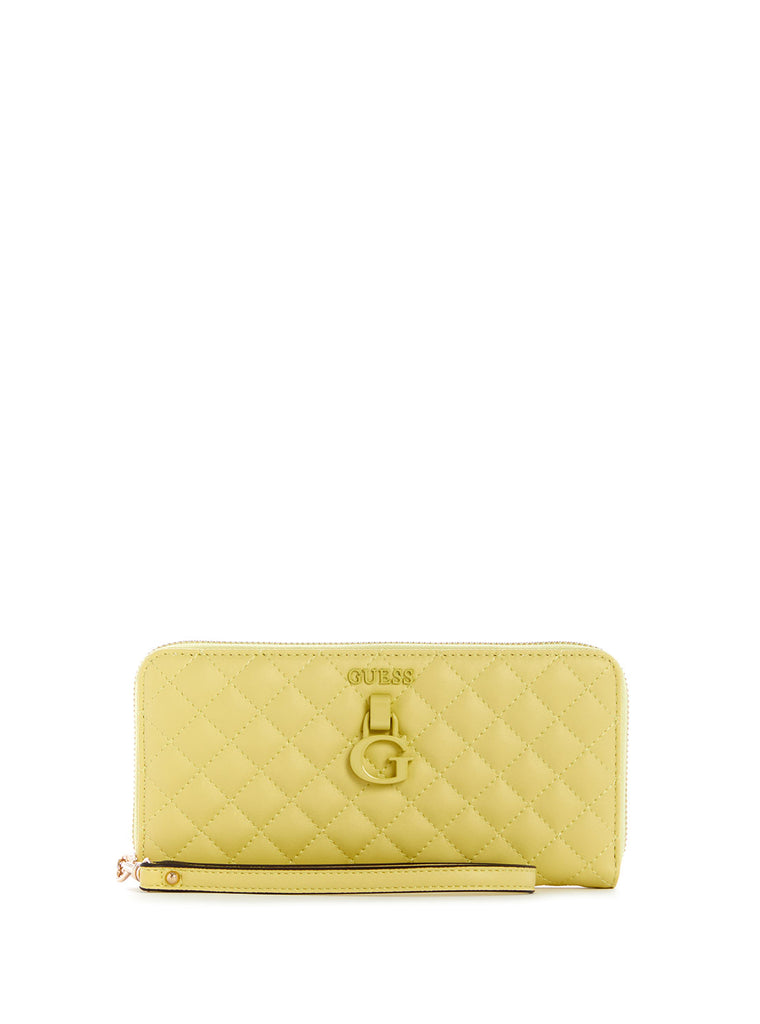 Lime Rue Rose Large Wallet - GUESS