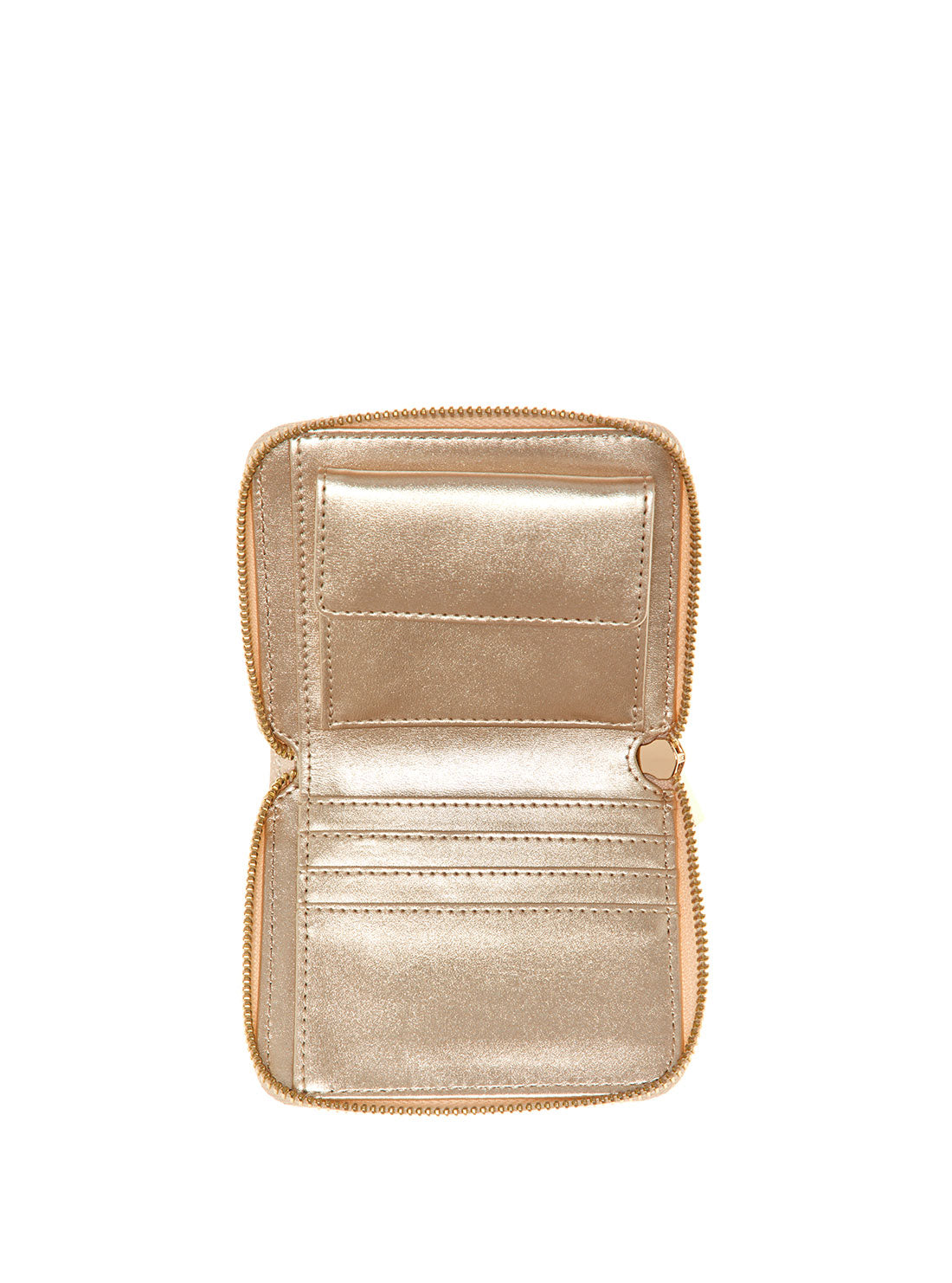 Buyr.com | Wallets | GUESS Noelle Small Zip Around Wallet, Apricot