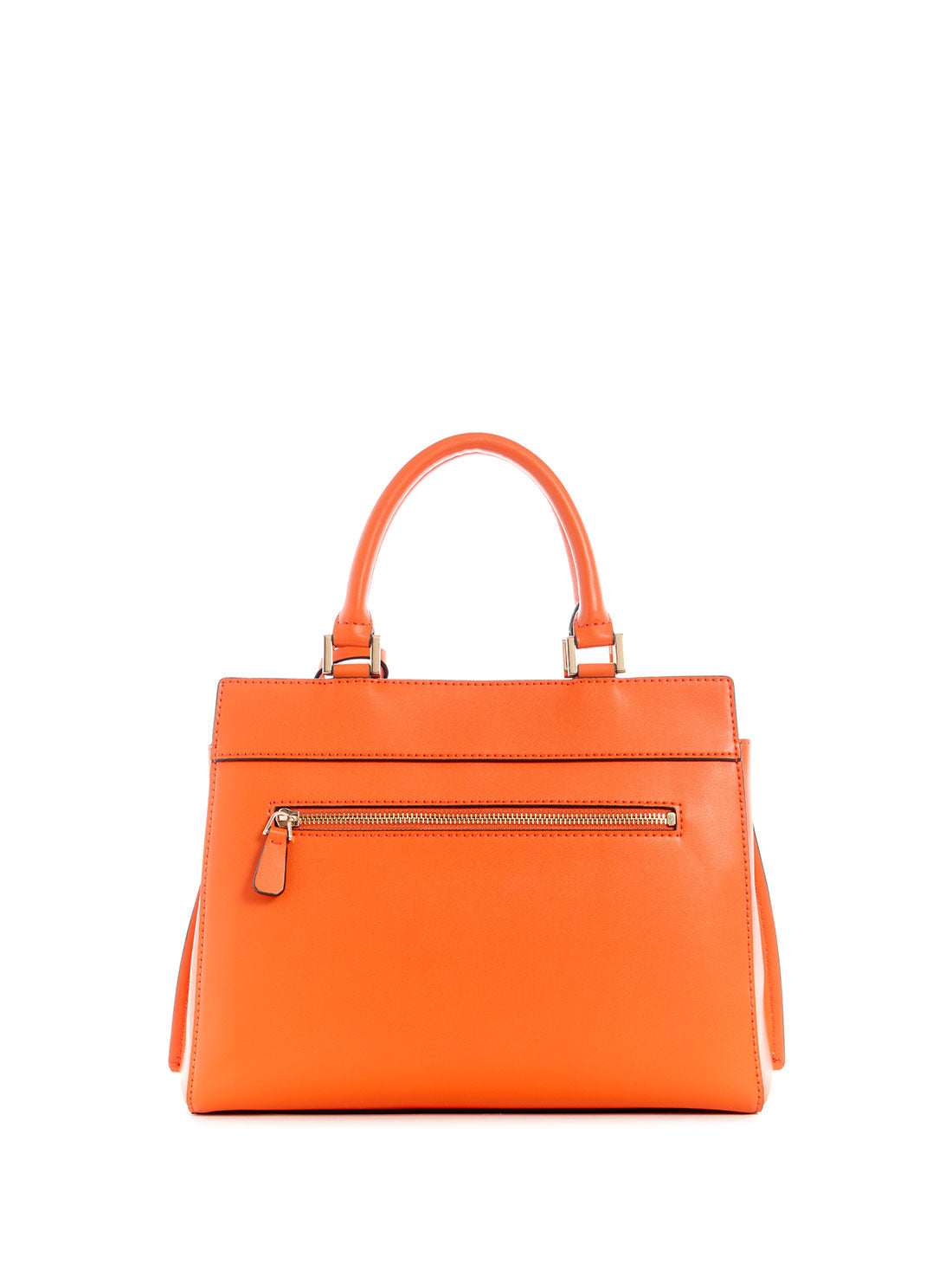 GUESS Women's Orange Katey Luxury Satchel Bag VC787026 Back View