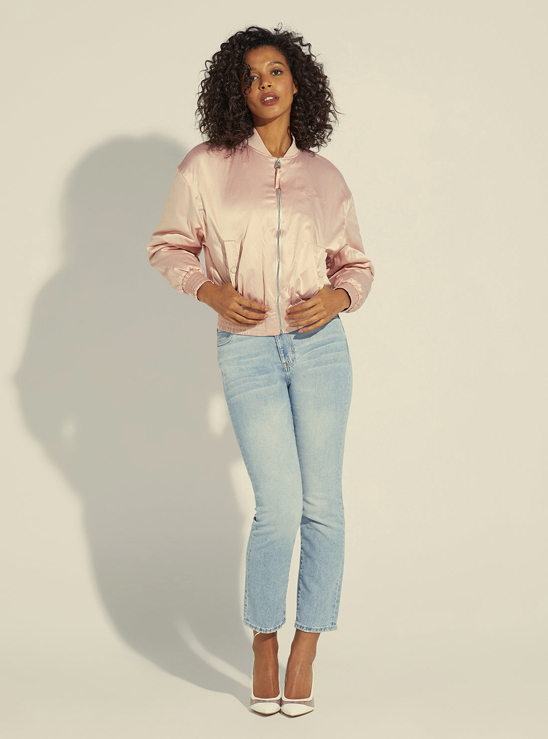 Eco Pink Alexia Bomber Jacket