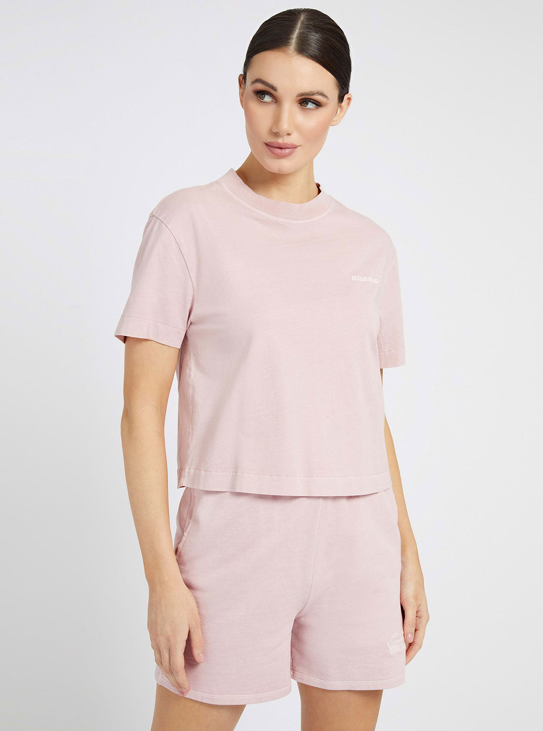 Eco Pink Breanna Active Crop T-Shirt