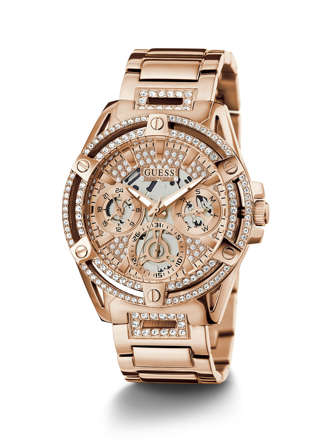 Rose Gold Crystal Queen Watch