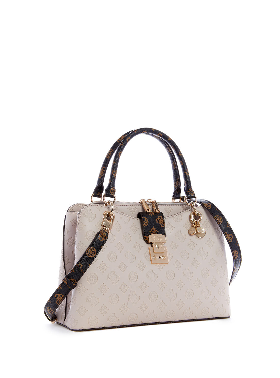 GUESS Women's Stone Carlson Girlfriend Satchel PG839806 Front Side View