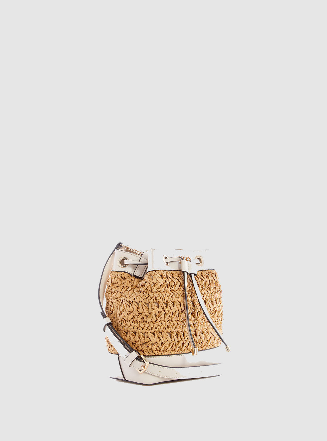 GUESS Women's Stone Liguria Bucket Bag WG869604 Front Side View