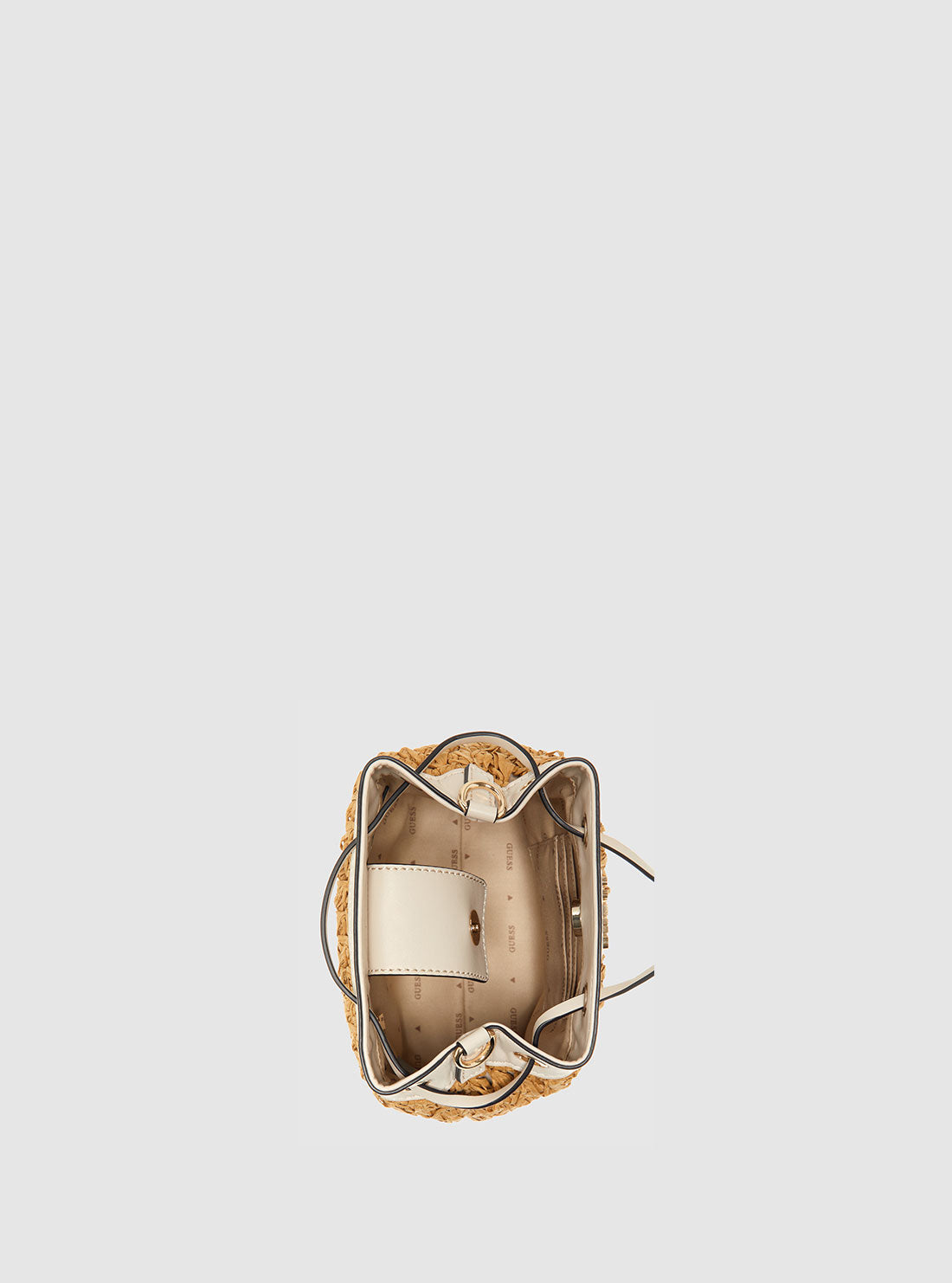 GUESS Women's Stone Liguria Bucket Bag WG869604 Inside View