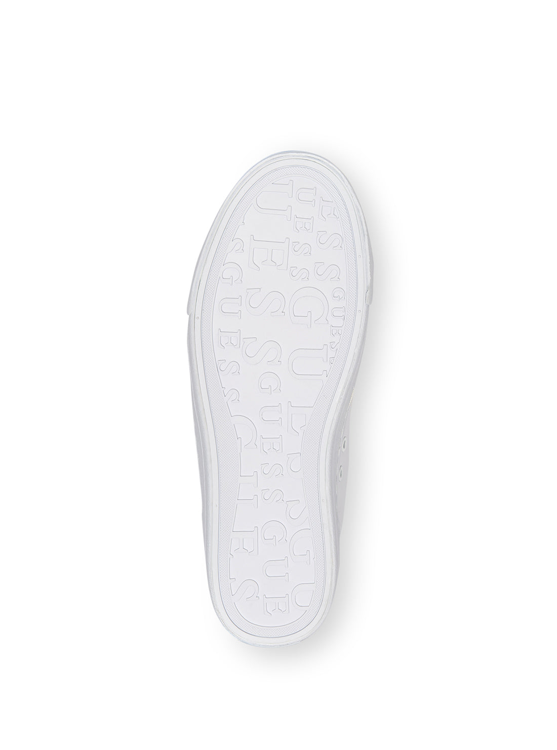 GUESS Women's White Arania Low Top Sneakers ARANIA Bottom View