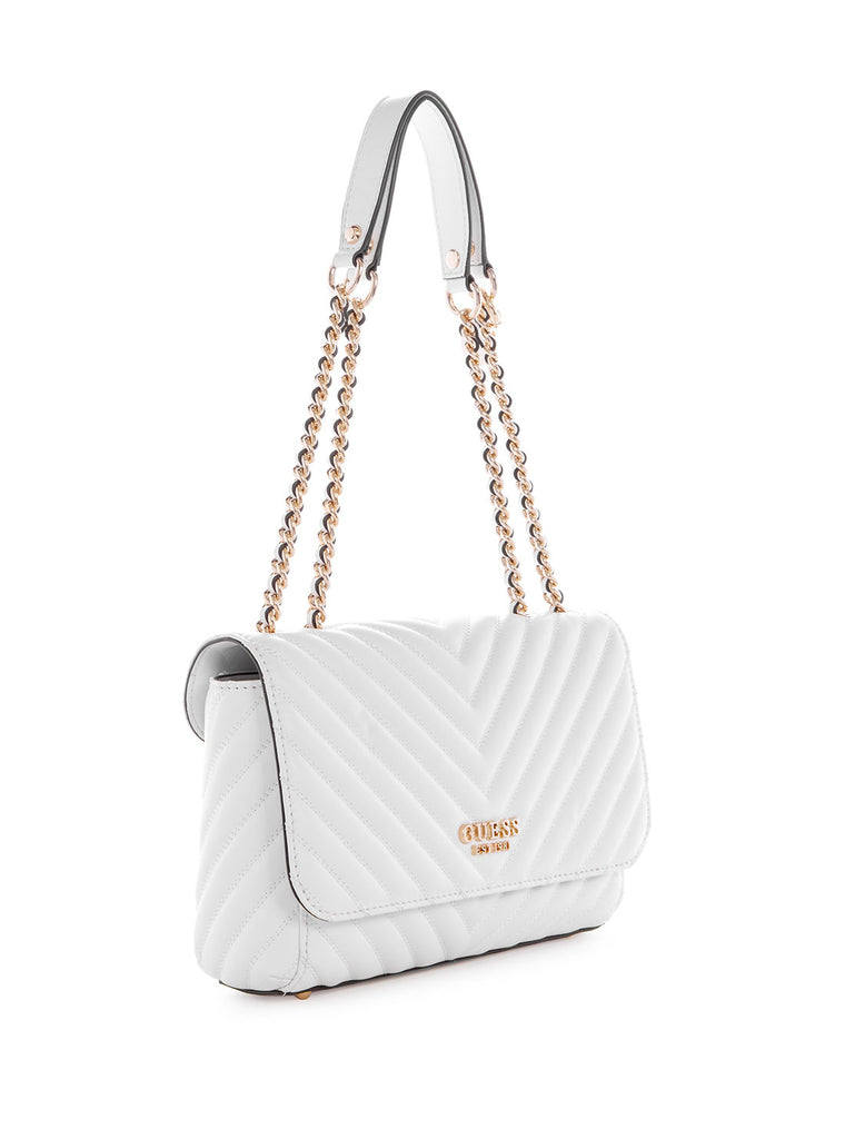 White Keillah Convertible Crossbody Bag Free Shipping Over 75 GUESS