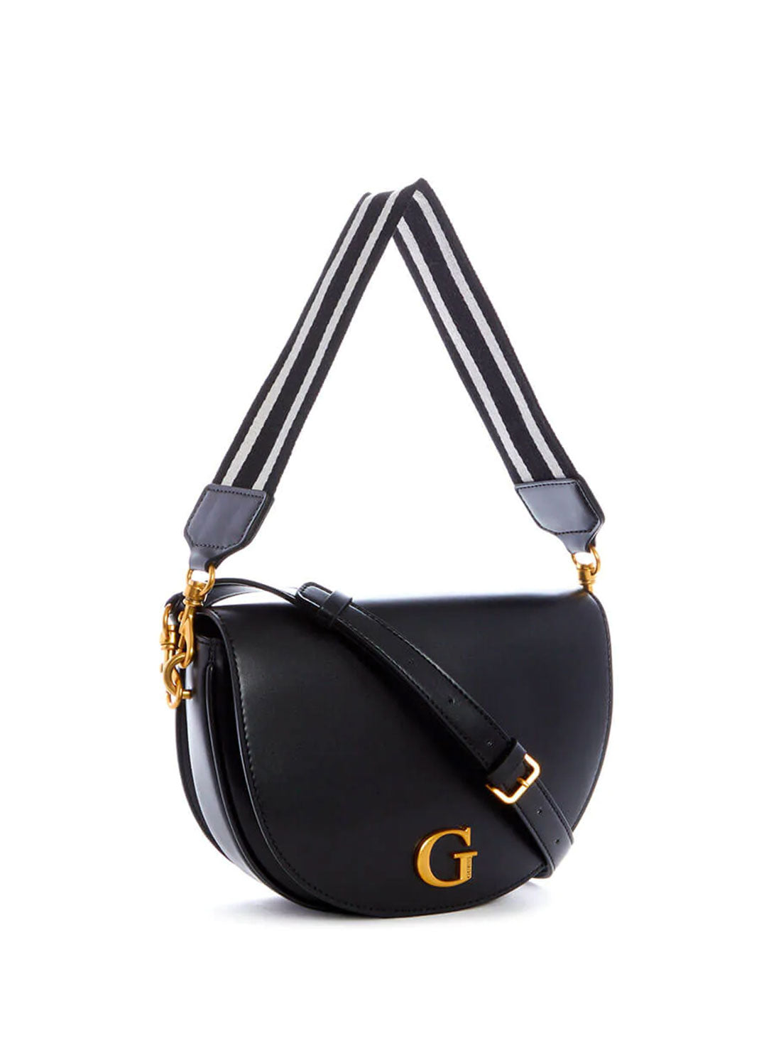 Guess saddle bag black Clearance