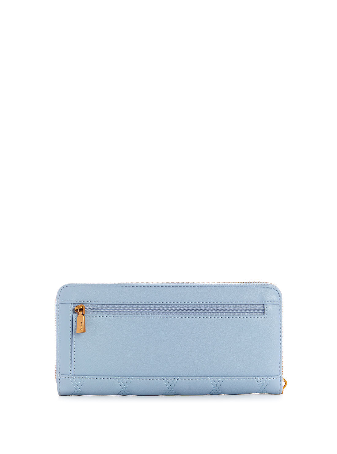 GUESS Womens Blue Triana Large Zip Wallet QS855346 Back View