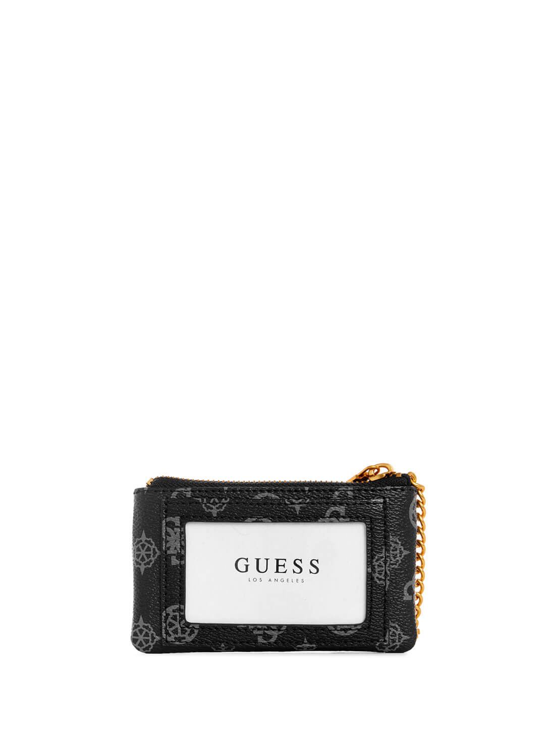 GUESS Womens  Black Logo Briana Zip Pouch PA848934 Back View